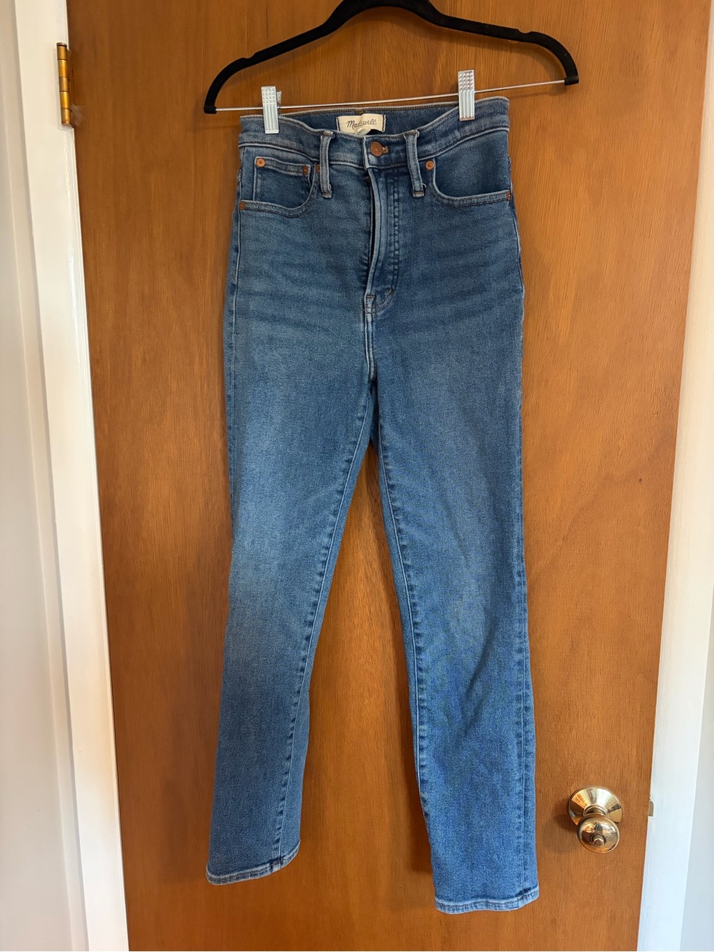 Madewell High-Rise The Perfect Vintage Jeans in Medium Blue Denim